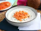 Recette Crème de chou-fleur, coco et saumon fumé