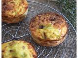 Recette Quiche sans pâte individuelle poireaux comté lardons