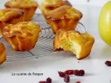 Recette Muffin aux pommes, cranberries et lait concentré sucré