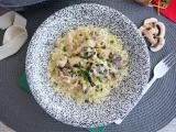 Recette Poulet à la crème et aux champignons