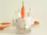 Recette Verrine de mousse de chèvre au miel et mini carotte