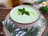 Recette Soupe froide de concombre et menthe
