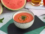 Recette Soupe froide à la pastèque et à la tomate