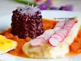 Recette Filet de cabillaud cuit à basse température à la sauce américaine