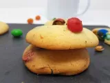 Recette Cookies aux m&m's