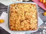 Recette Gâteau renversé aux mirabelles et amandes
