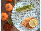 Recette Escalope de poulet à la milanaise et son chou romanesco