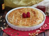 Recette Galette des rois frangipane framboise pistache