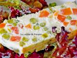 Recette Terrine de petits pois, carottes et navets, sans farine, végétarien