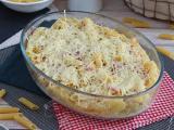 Recette Gratin de pâtes jambon fromage