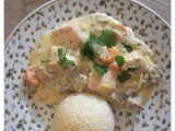 Recette Blanquette de saumon moutarde à l'ancienne