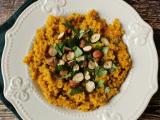 Recette Risotto végétarien au quinoa, butternut, noisettes et coriandre - quinotto