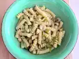 Recette Pâtes aux courgettes, crevettes et gingembre