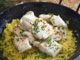 Recette Riz pilaf au curry poisson blanc