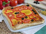 Recette Quiche carottes poivrons tomates