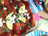 Recette Enchiladas au poulet et sauce tomate piquante