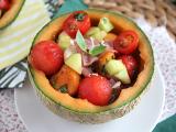 Recette Salade de melon dans un melon