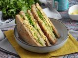 Recette Club sandwich au poulet au curry