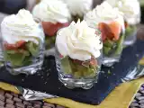 Recette Verrines au saumon fumé et à l'avocat