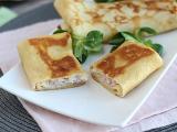 Recette Crêpes fourrées à la béchamel, au fromage et au jambon