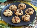 Recette Cookies au chocolat, cacahuètes et amandes