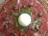 Recette Carpaccio de boeuf et sa burrata