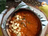 Recette Soupe africaine: tomate, cacahuète et blettes - african peanut soup