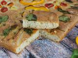 Recette Focaccia fleurie - focaccia art