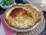 Recette Quiche allégée au jambon, fromage et yaourt!