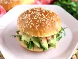 Recette Sandwich aux crevettes, avocat et coriandre