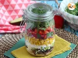 Recette Salad jar à la mexicaine