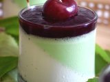 Recette Panna cotta vanille pistache coulis de cerises