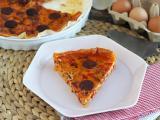 Recette Quiche aux poivrons et chorizo