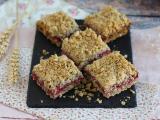 Recette Gâteau crumble délicieux aux framboises, croquant et fondant