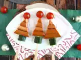 Recette Brochettes sapins knackis: l'apéritif extra facile et rapide pour noël!