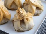 Recette Aumônières extra croustillantes aux champignons, fromage brie et poires