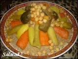 Recette Couscous d'orge aux 7 légumes