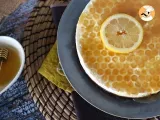 Recette Cheesecake sans cuisson au citron et au miel (tuto déco gâteau)