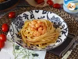 Recette Pâtes spaghetti aux tomates et crevettes : la recette ultra facile qui plaira à tous
