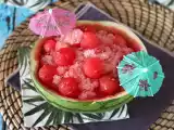 Recette Frosé à la pastèque : le cocktail granité super rafraichissant avec du rosé !