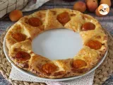 Recette Tarte oranaise - pâte feuilletée, crème pâtissière et abricots