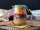 Recette Salad jar végétarienne, la salade pratique à emporter !