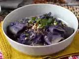 Recette Pâtes au chou rouge et aux noix, pour un plat coloré !