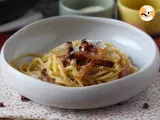Recette Spaghetti alla carbonara, la vraie recette italienne des carbo'!