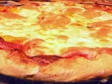Recette Pâte à pizza et pizza aux 2 fromages