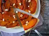 Recette Tatin de potimarron au fromage de chèvre et au miel