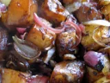 Recette Pommes de terre au four glacées au vinaigre