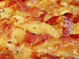 Recette Pizza ananas-bacon-comté