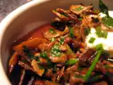 Recette Bortsch aux haricots et aux champignons
