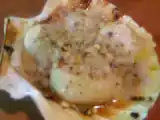 Recette Coquille st jacques en crumble de noix et noisettes